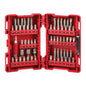 Screwdriving Bit Set, 64 Pieces, 1/4 in Dia Hex Shank, Steel