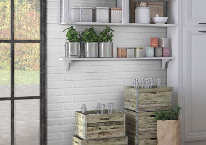 Brickstone White Porcelain Tile