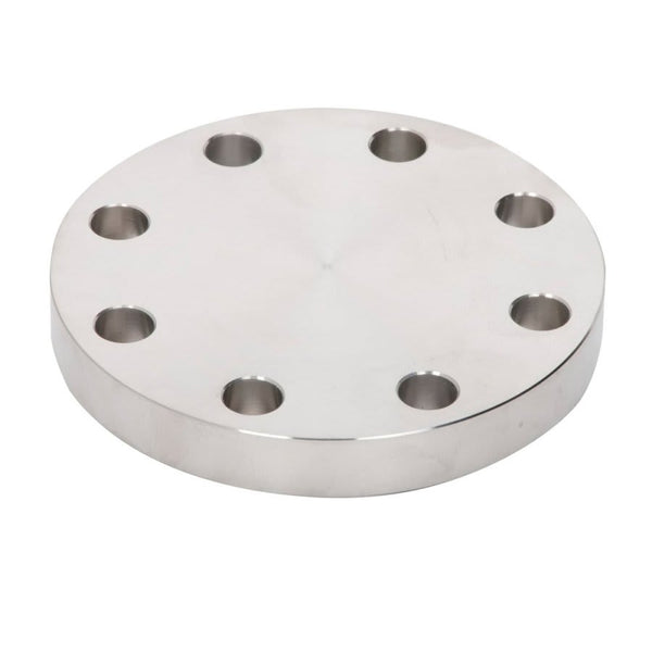 Raised Face Flange, 8 in, Blind, 150 lb, 13-1/2 in OD, 7/8 in Bolt Hole Size, 304/304L Stainless Steel