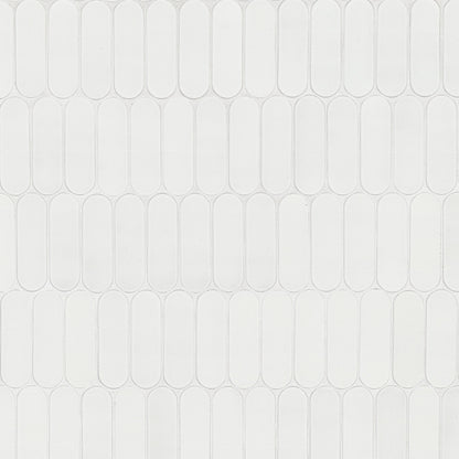 Bianco Glossy Ellipse Tile