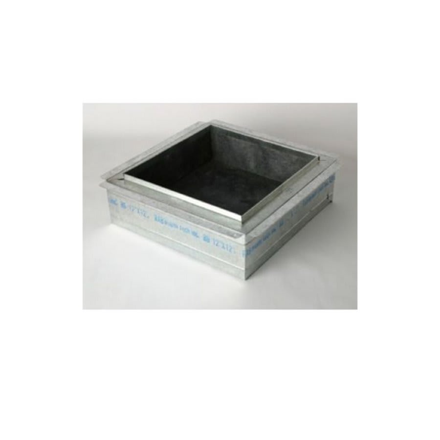 24 x 20 in - 4 in Deep Return Air Boot Blank Sealed, 26 ga
