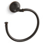 Devonshire Single Post Round Towel Ring