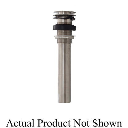Pop-Up Mushroom Style Plug Lavoratory Drain, Brushed Nickel Stainless