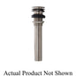 Pop-Up Mushroom Style Plug Lavoratory Drain, Brushed Nickel