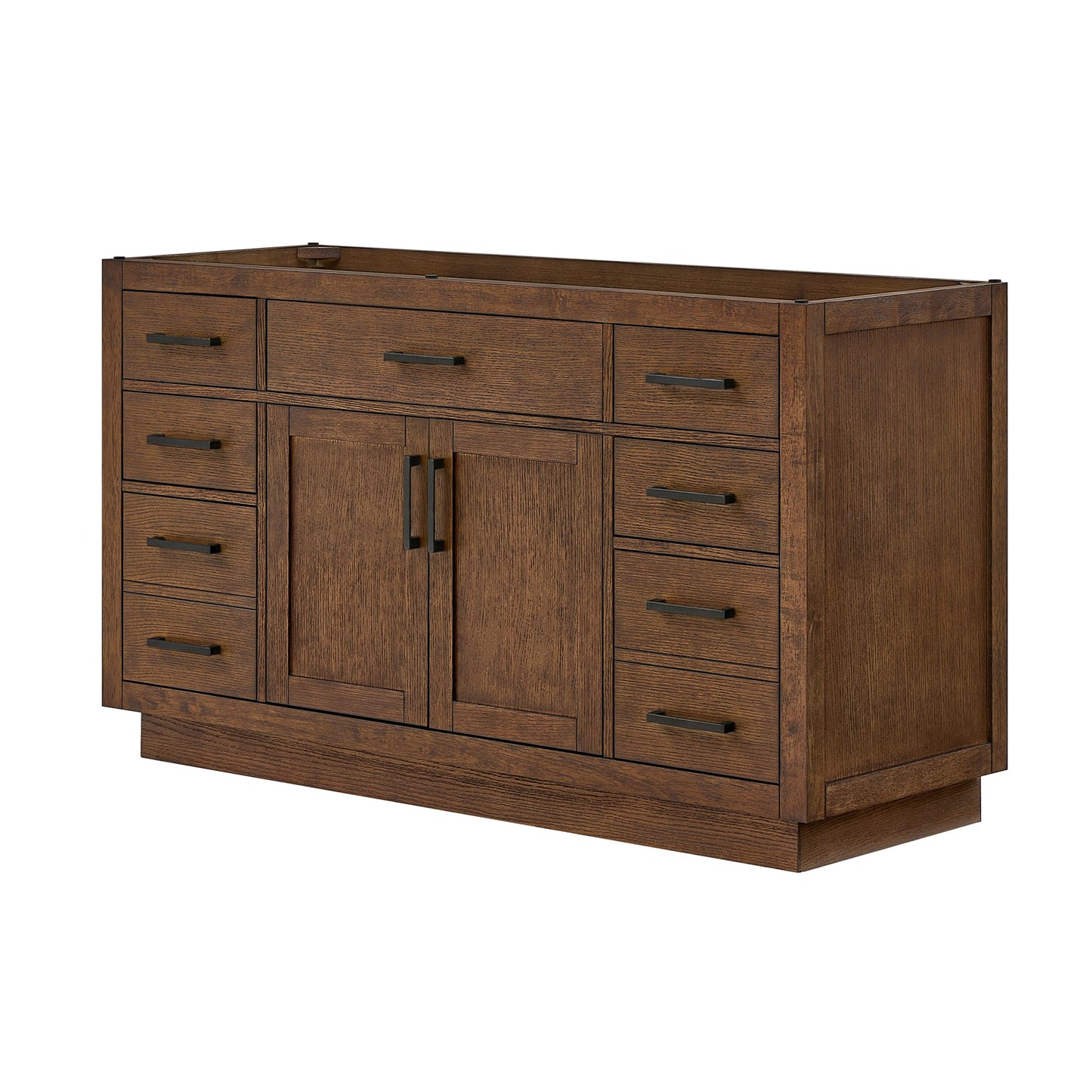 Beckett Single Bathroom Vanity with Toe Kick - 59W x 34.25H x 21.5D