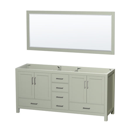 Sheffield Double Bathroom Vanity - 70.75W x 35H x 21.5D