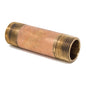Nipple, 1 in, 5 in L, MNPT, Brass