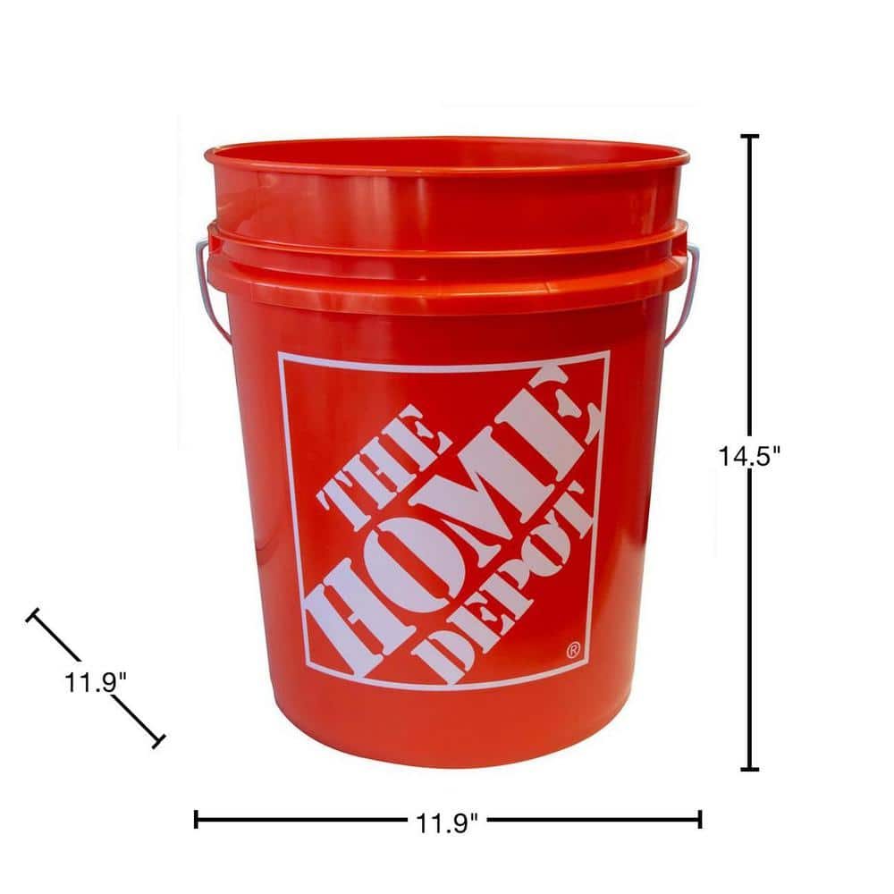 5 Gallon Orange Homer Bucket