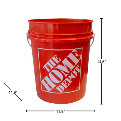 5 Gallon Orange Homer Bucket