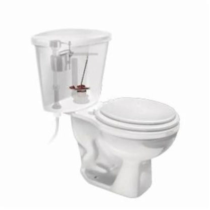 Universal Adjustable Toilet Flapper, Rubber, Red