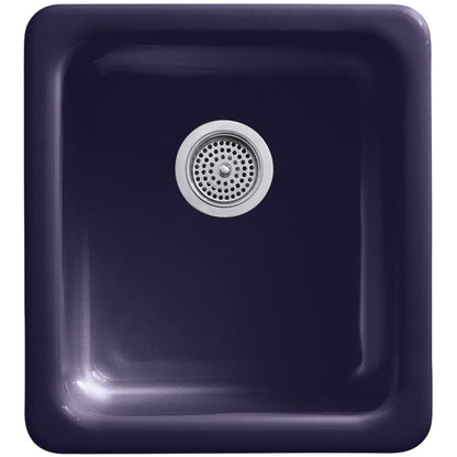 Iron/Tones 17" Undermount Single Basin Enameled Cast Iron Bar Sink