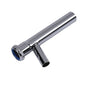 Tubular Branch Tailpiece, 1-1/4 in, Tube x Slip Joint, 20 ga, Polished Chrome