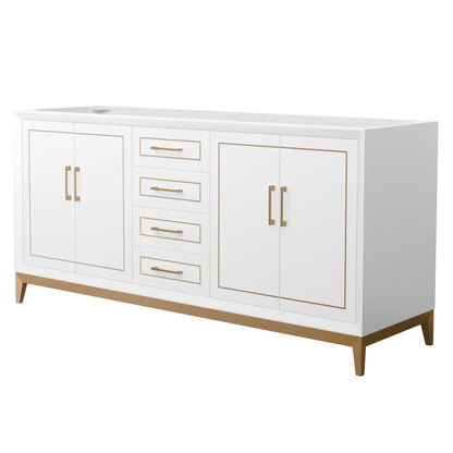 Marlena Double Bathroom Vanity - 71.75W x 34.5H x 21.75D