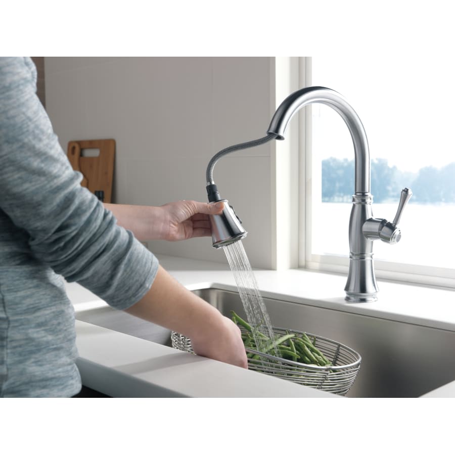 Cassidy Pull-Down Kitchen Faucet with Magnetic Docking Spray Head and ShieldSpray - Includes Lifetime Warranty