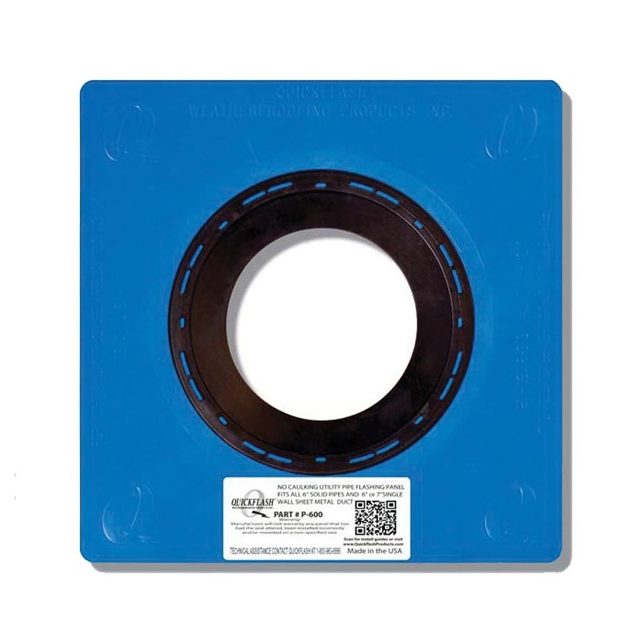 Roof Flashing, 6 in, Polyethylene