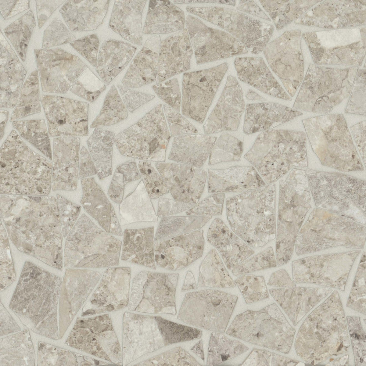 Frammenta Floor and Wall Palladiana Mosaic in Beige
