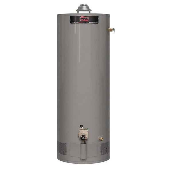 Atmospheric Tall Residential Water Heater, 48 gal, Natural Gas, 60 Kbtu/hr, 0.62 Energy Factor, 8-Year Warranty