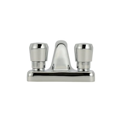 AquaSpec® Metering Lavatory Faucet, ADA, 2 Handle, 2-Hole, 2.2 gpm, Polished Chrome