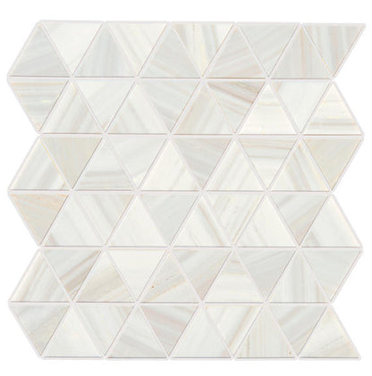 Pietra Divina Calacatta Dolomiti Triangle, Straight Edge 2X2 Mixed