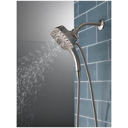 Universal Showering 2.5 GPM Multi Function 2-in1 In2ition Shower Head and Hand Shower with Touch Clean, H2Okinetic and MagnaTite Technology