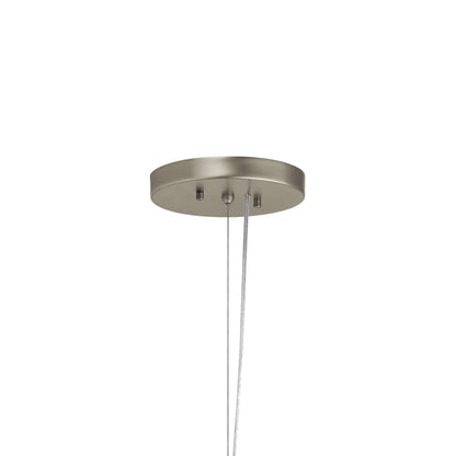 Moderne Single Light 5-1/2" Wide Integrated LED Suspension Mini Pendant