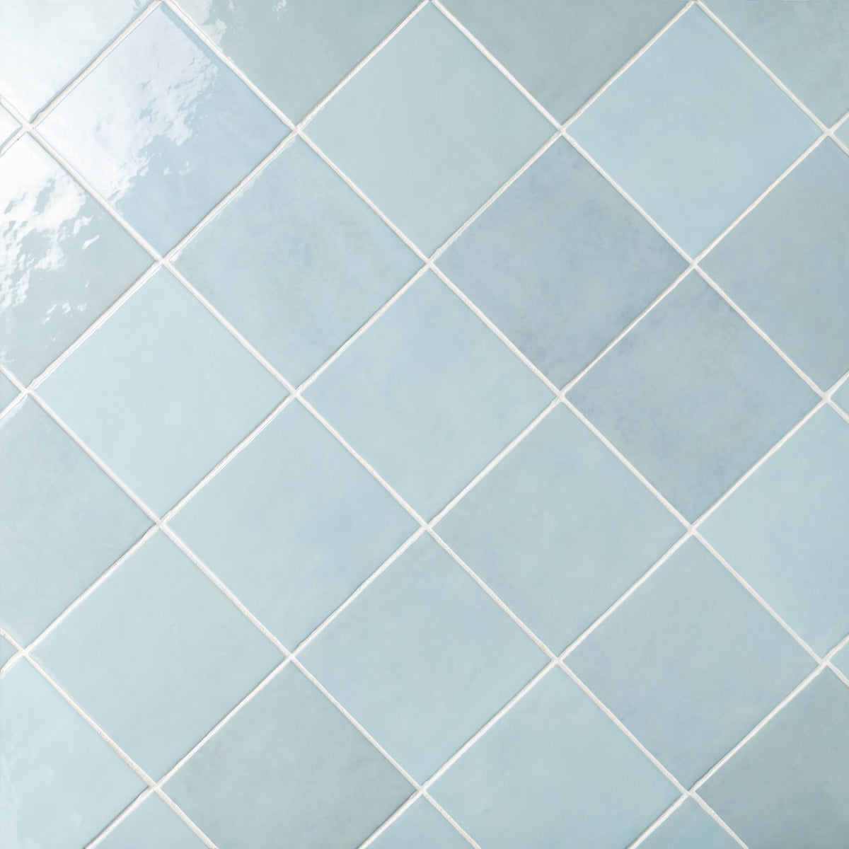 Cloé 5" x 5" Glossy Ceramic Tile in Loire