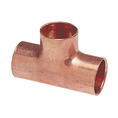 Tee, 1 x 1-1/4 in, C, Copper