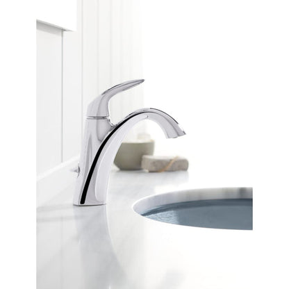 Alteo Single Hole Bathroom Faucet with Pop Up Drain Assembly Included