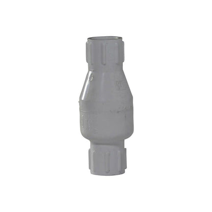 Spring Check Valve, 1/2 in, Socket, PVC