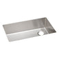 Crosstown® Single Bowl Kitchen Sink, Under Mount, 31-1/2 x 18-1/2 in, 9 in Bowl Depth, 18 ga Polished Satin Steel, Stainless