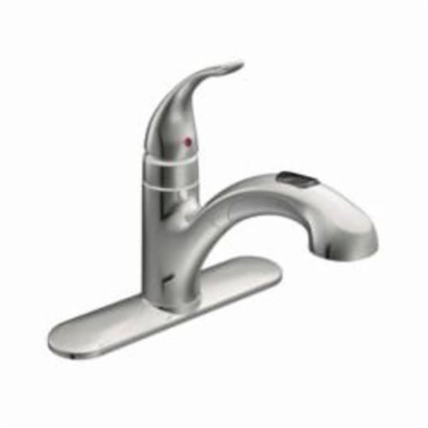Integra® Kitchen Faucet, Deck Mount, ADA, 1 Lever Handle, 1 or 3-Hole, Polished Chrome