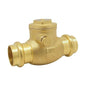 Swing Check Valve, 2 in, Press, Brass