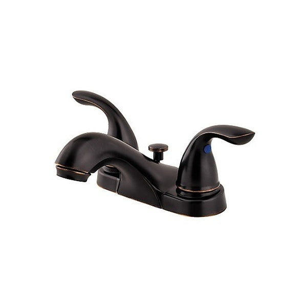 Pfirst Series™ Centerset Lavatory Faucet, ADA, 2 Handle, 3-Hole, 1.2 gpm, Tuscan Bronze