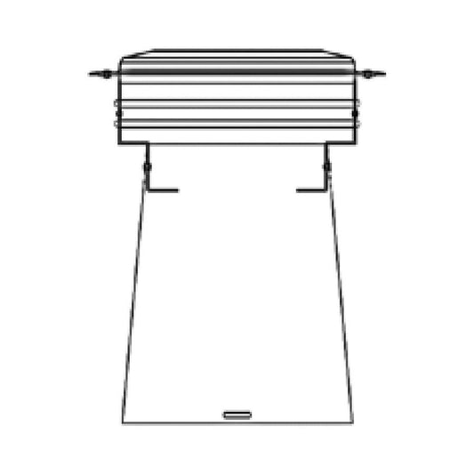 Flashing Cap, 4 in, Galvanized