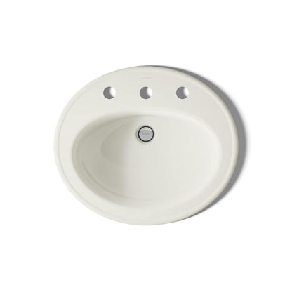 Pennington 16" Drop In Bathroom Sink with 3 Holes Drilled and Overflow