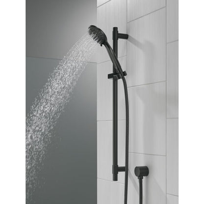 Universal Showering Components 1.75 GPM Multi Function Hand Shower Package - Includes Slide Bar, Hose, and Wall Supply
