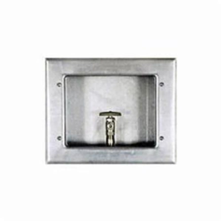 Ice Maker Outlet Box With Domestic valve, 1/2 in, C, Steel, Galvanized