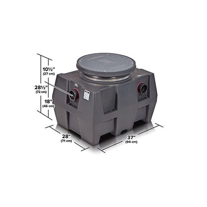 Great Basin™ Grease Interceptor, 249 lb, 50 gpm, Polyethylene