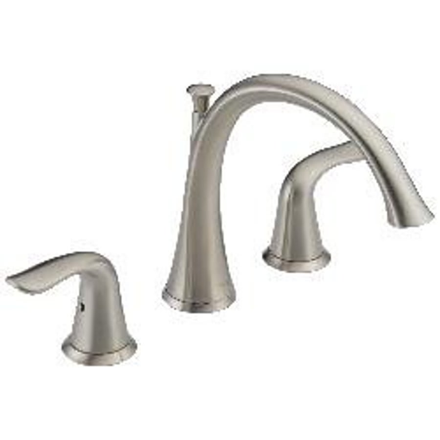 Lahara® Tub Faucet Trim, ADA, Deck Mount, Stainless