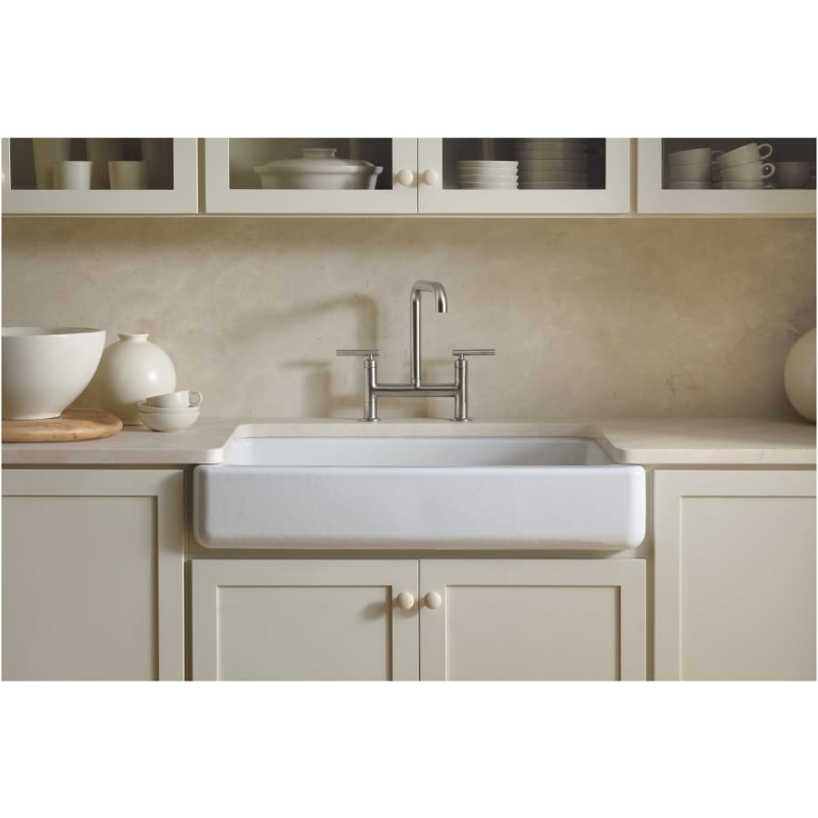 Whitehaven 35-1/2" Undermount Single Basin Cast Iron Kitchen Sink