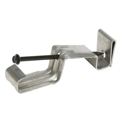 5 in. Aluminum Hidden Gutter Hanger with Screw