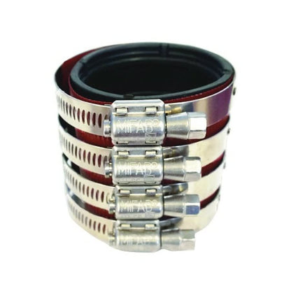 Heavy Duty Coupling, 1-1/2 in, No Hub, Stainless Steel