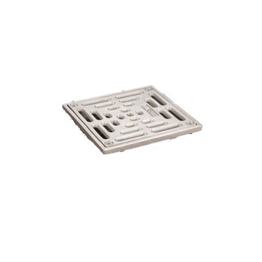 S5 Floor Drain Top, 5 in, Square, Stainless Steel