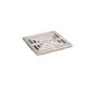 S5 Floor Drain Top, 5 in, Square, Stainless Steel