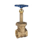 134 Rising Stem Gate Valve, 1-1/4 in, FNPT, Bronze