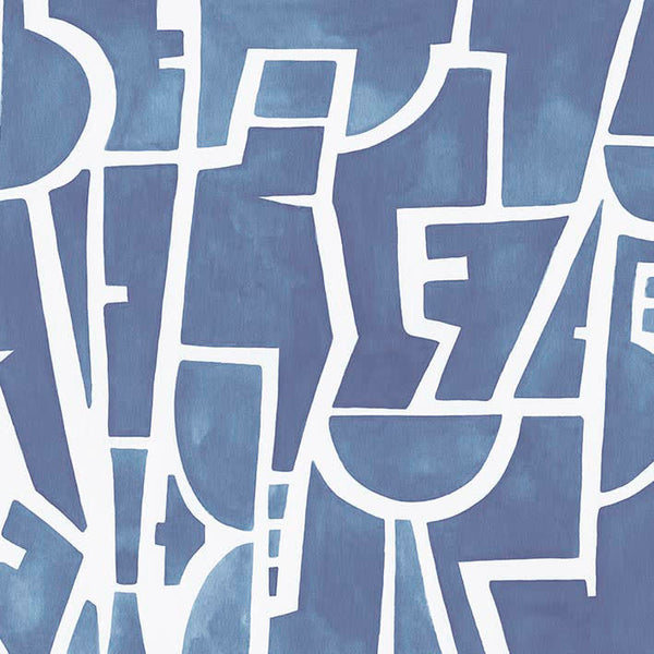 SKINS ART FORMS BLUE (Non-Woven Fabric) (Make to order)