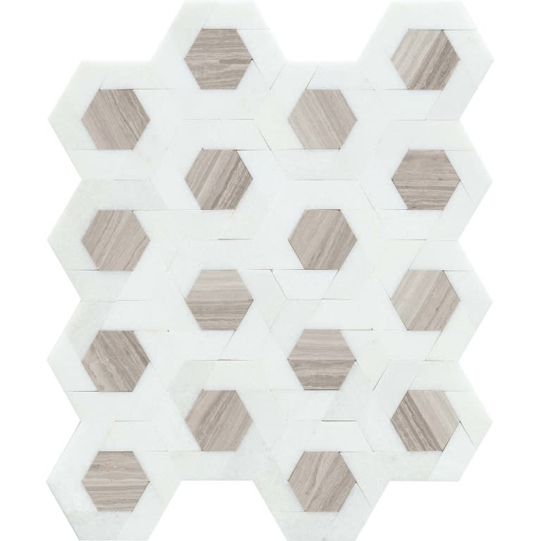 BIZOU WHITE/CREAM PL DAMASK/MO