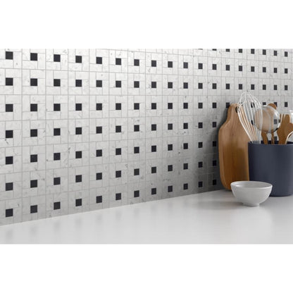 MARBLE BI GIOIA/BK PW HN 12X12