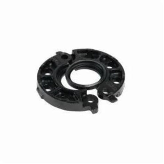 Flange Adapter, 6 in, Groove x Flange, Ductile Iron, Enamel Painted