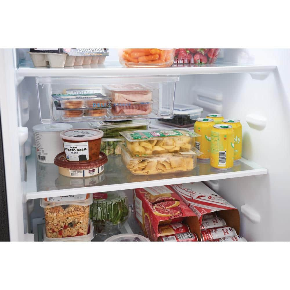 30 in. 20.4 cu. ft. Top Freezer Refrigerator in Stainless Steel